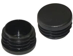 Заглушка для труб круглая D-32мм. чёрная (150 шт)