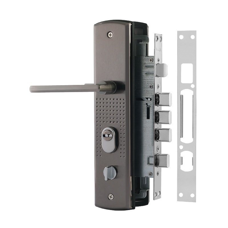 Замок врез. для кит. двери N200 (108)-68мм Правый (мат.никель)