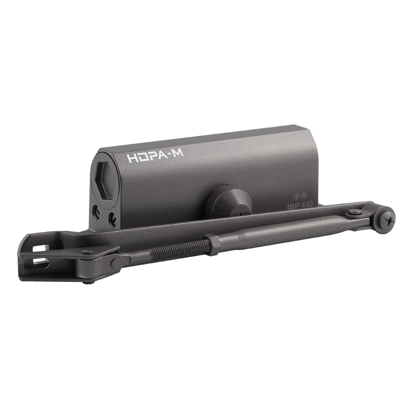 Доводчик НОРА-М 440 ISPARUS (от 80 до 140кг)(графит) морозостойкий