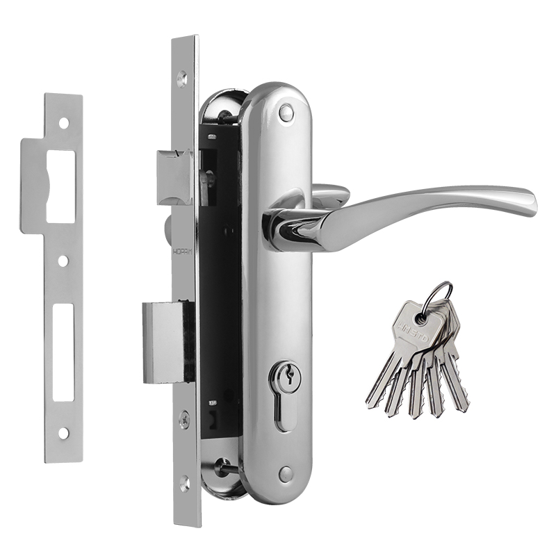 Замок врез. N100-70 Л (хром)