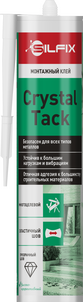 SilFix Crystal Tack монтажный клей, прозрачный, 280 мл (12 шт.)