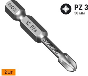 Бита torsion Pz3-50 E6.3, 10 шт бокс STRONG