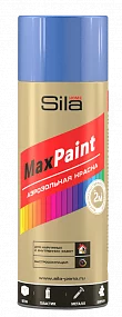 Sila HOME Max Paint, эмаль аэрозольная,  с мет.эфф.,СЕРЕБРЯНЫЙ МЕТ,520мл (12 шт)
