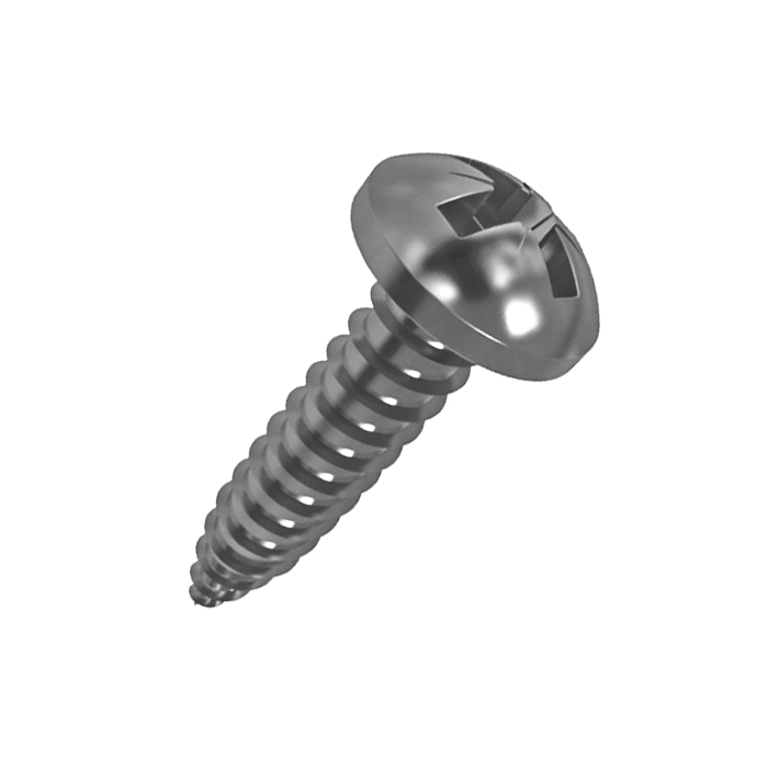 Саморез с п/круг. гол. и крестообр. шлицем DIN7981 острый цинк 5,5х19