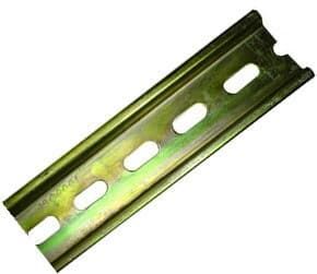 DIN-рейка L 100 цинк жёлтый