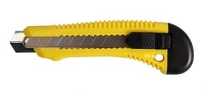 Нож Ultima, 18 мм, выдвижное лезвие, металлическая направляющая (1уп- 25шт)