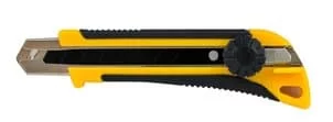 Нож Ultima, 18 мм, винтовой фиксатор, черное лезвие Sk5 (1уп-12шт)