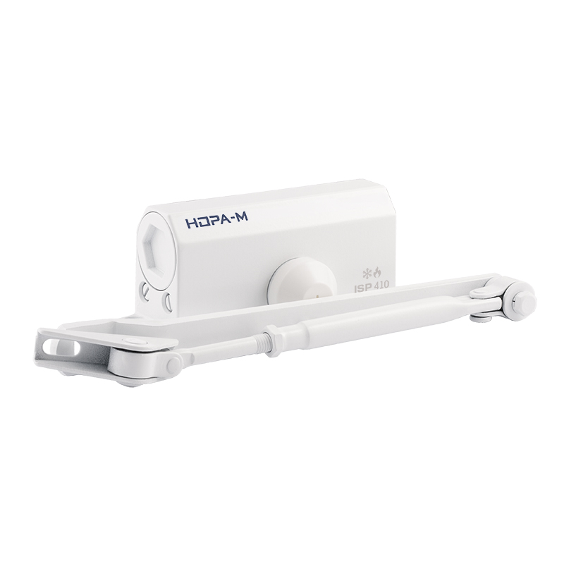Доводчик НОРА-М 410 ISPARUS (от 15 до 60кг)(белый) морозостойкий