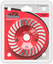 Чашка шлифовальная алмазная Турбо 125х22,23 мм DIAFORCE TURBO BASIC