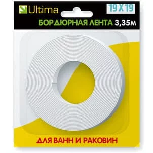 Бордюрная лента ULTIMA, 3,35м  11x11mm белый