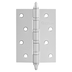 Петля унив. сталь 4"-4ВВ CHP СР (хром) с кол.(100х75х2,5)