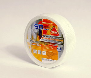 Сетка самоклеющаяся "Серпянка" SD-GLASS 50mm*90m (24шт/уп)