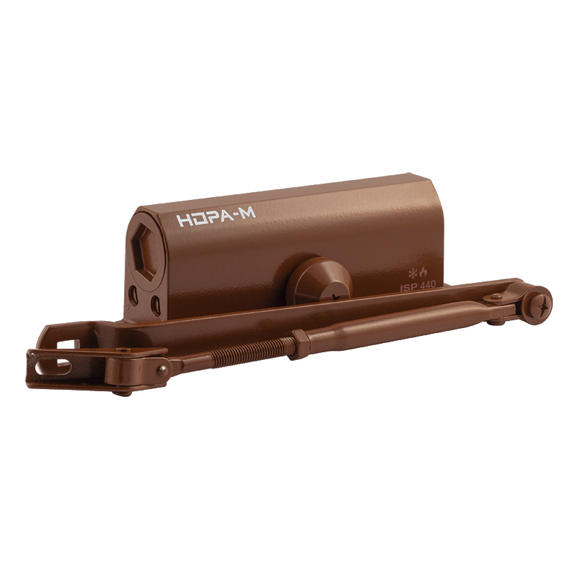 Доводчик НОРА-М 440 ISPARUS (от 80 до 140кг)(коричневый) морозостойкий