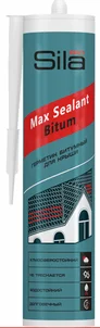 Sila PRO Max Sealant, Bitum, герметик битумный для крыши, 280мл (12 шт)