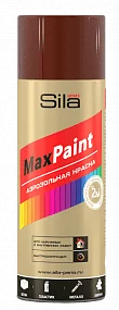 Sila HOME Max Paint, краска аэрозольная, универс., КОРИЧНЕВЫЙ RAL8028, 520мл