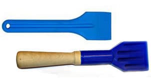 Лопатка для остекления (пластиковая) с пластиковой ручкой
