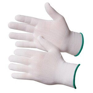 GWARD Перчатки нейлоновые белого цвета без покрытия 12/600 (размер 9)