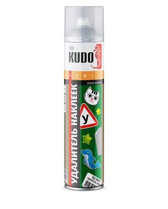 Удалитель наклеек и следов клея KUDO, 400 мл (12 шт)