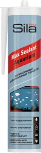 Sila PRO Max Sealant, AQ, силиконовый аквар. герметик, бесцветный, 280 мл (1уп - 24шт)