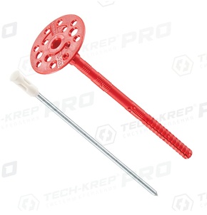 Дюбель д\изоляции10х220 400 шт IZL-T с термоголовкой