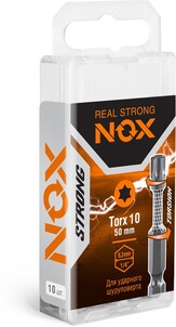 Бита torsion E6,3 Tx15-50,10 шт бокс STRONG