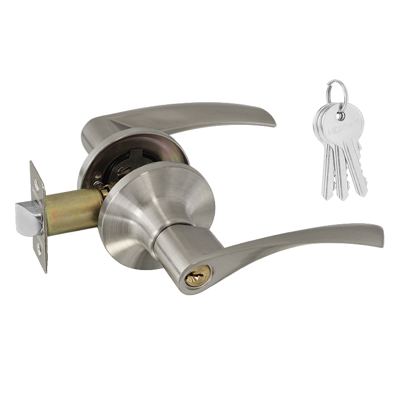 НОРА-М ЗВ2-01-STD (мат.никель) Защелка м/к(ключ/фикс.)