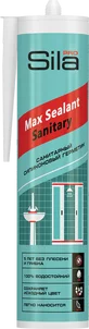 Sila PRO Max Sealant, силиконовый санитарный герметик, бесцветный, 280 мл  (1уп - 24шт)