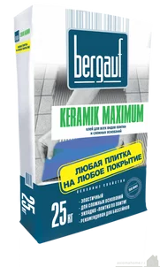 Клей для плитки и керамогранита Bergauf Keramik Maximum 25 кг