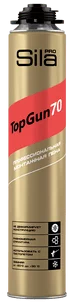 Sila Pro TopGun 70 WINTER, профессиональная монтажная пена 875мл 12 шт